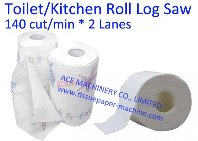 Logsaw de alta velocidade para o lenço de papel