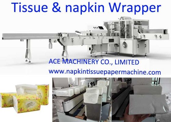 80 Bag / Min Interleaved Facial Tissue Packing Machine