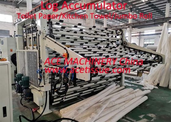 Acumulador totalmente automático do log para o rolo do papel de toalha de cozinha