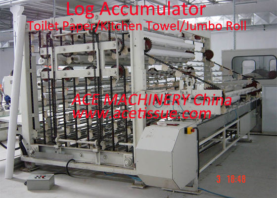 Acumulador totalmente automático do log para Maxi Roll Tissue Diameter 250mm