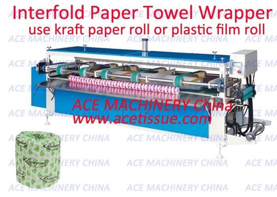 Máquina automática de embalagem de papel 2.800 mm de largura para rolo de papel higiênico