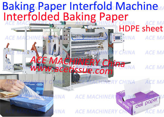 Máquina automática de dobradura de lenços de panificação para fazer papel encerado Deli