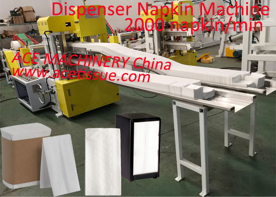 Linhas impressão do projeto 2 de Taiwan de cores da máquina 2500pc/Min With 2 do guardanapo do distribuidor de Tallfold