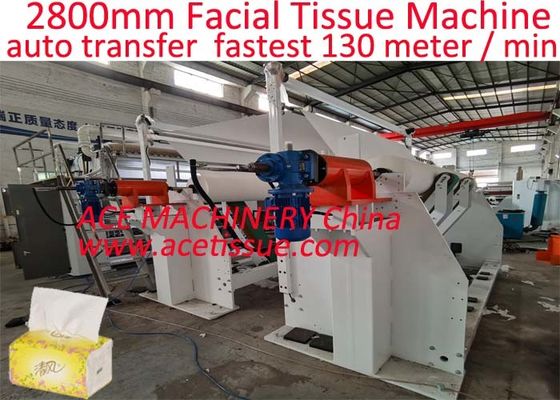 Máquina de Fabricação de Papel de Tecido Facial V Fold Interfolded Up To 3000mm Wide Jumbo Roll
