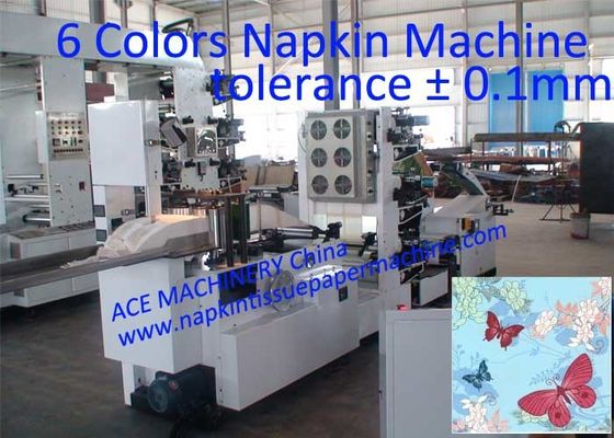 Máquina de impressão de dois guardanapo das cores com ± de alta resolução 0.1mm