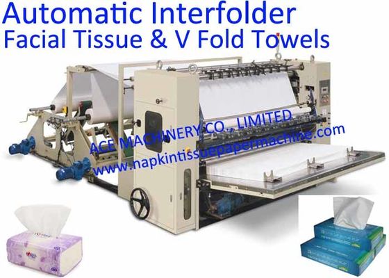 Tecido facial que converte a máquina com a máquina de embalagem totalmente automático do lenço de papel