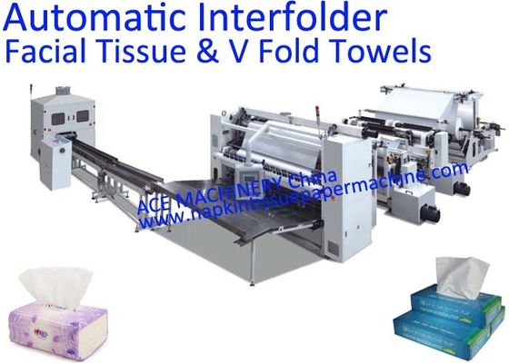 Máquina de lenço de papel facial automática completa com a máquina de embalagem macia da serra do log